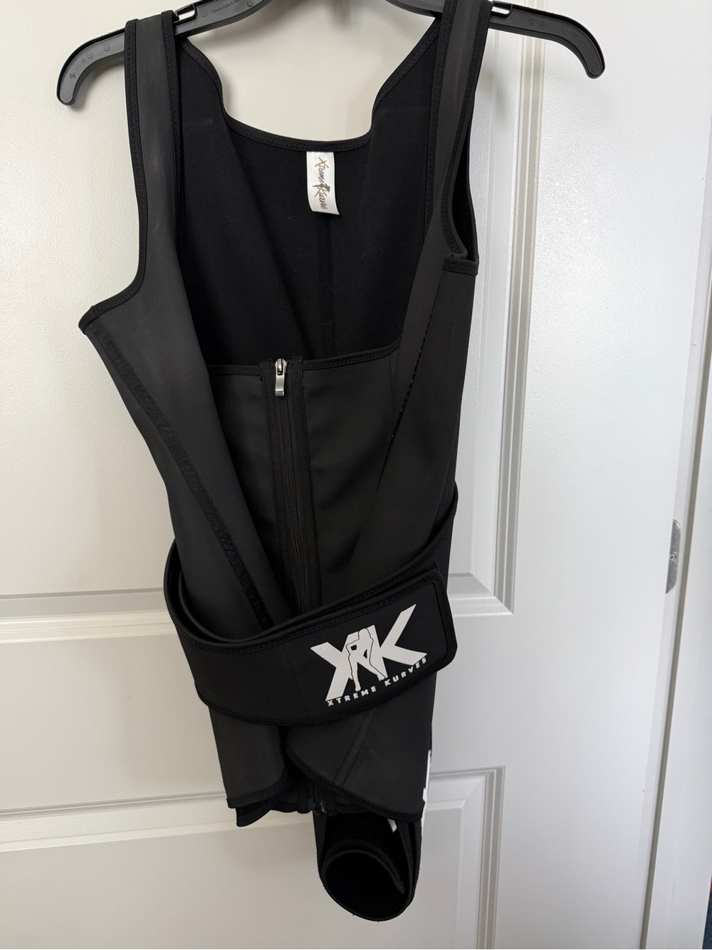 XTreme Curves Black Neoprene Waist Trainer Vest